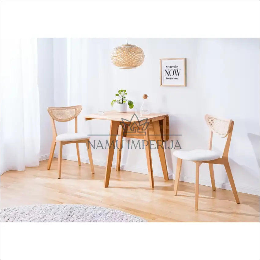 Padidinamas stalas VI1021 - €110 Save 50% 100-200, __label:Pristatymas 1-2 d.d., color-ruda, material-medzio-masyvas,