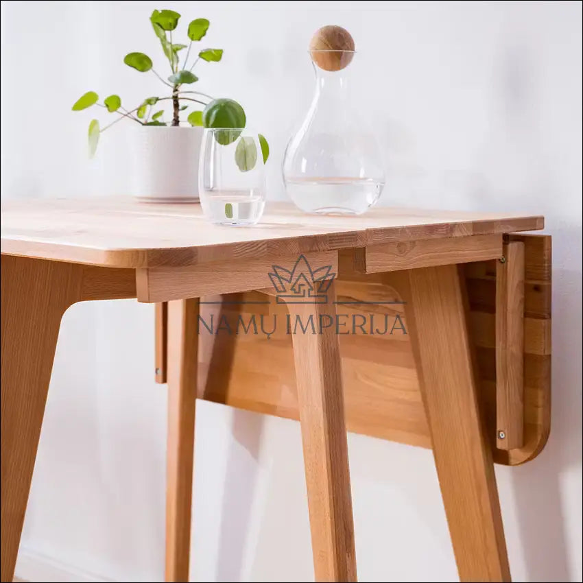 Padidinamas stalas VI1021 - €110 Save 50% 100-200, __label:Pristatymas 1-2 d.d., color-ruda, material-medzio-masyvas,