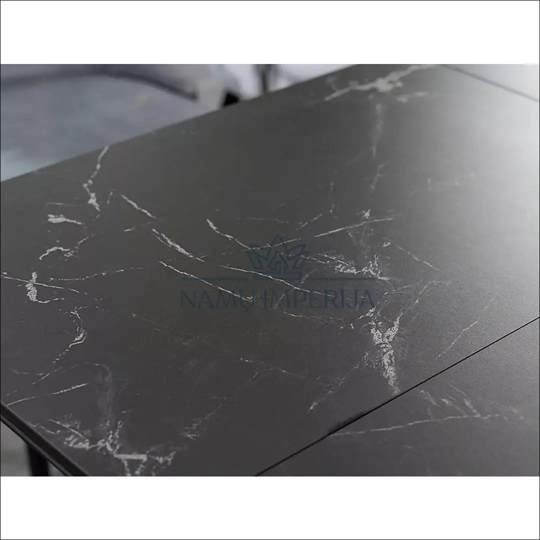 Padidinamas valgomojo stalas AL007 - €671 Save 20% __label:Pristatymas 5-14 d.d., color-juoda, material-keramika,