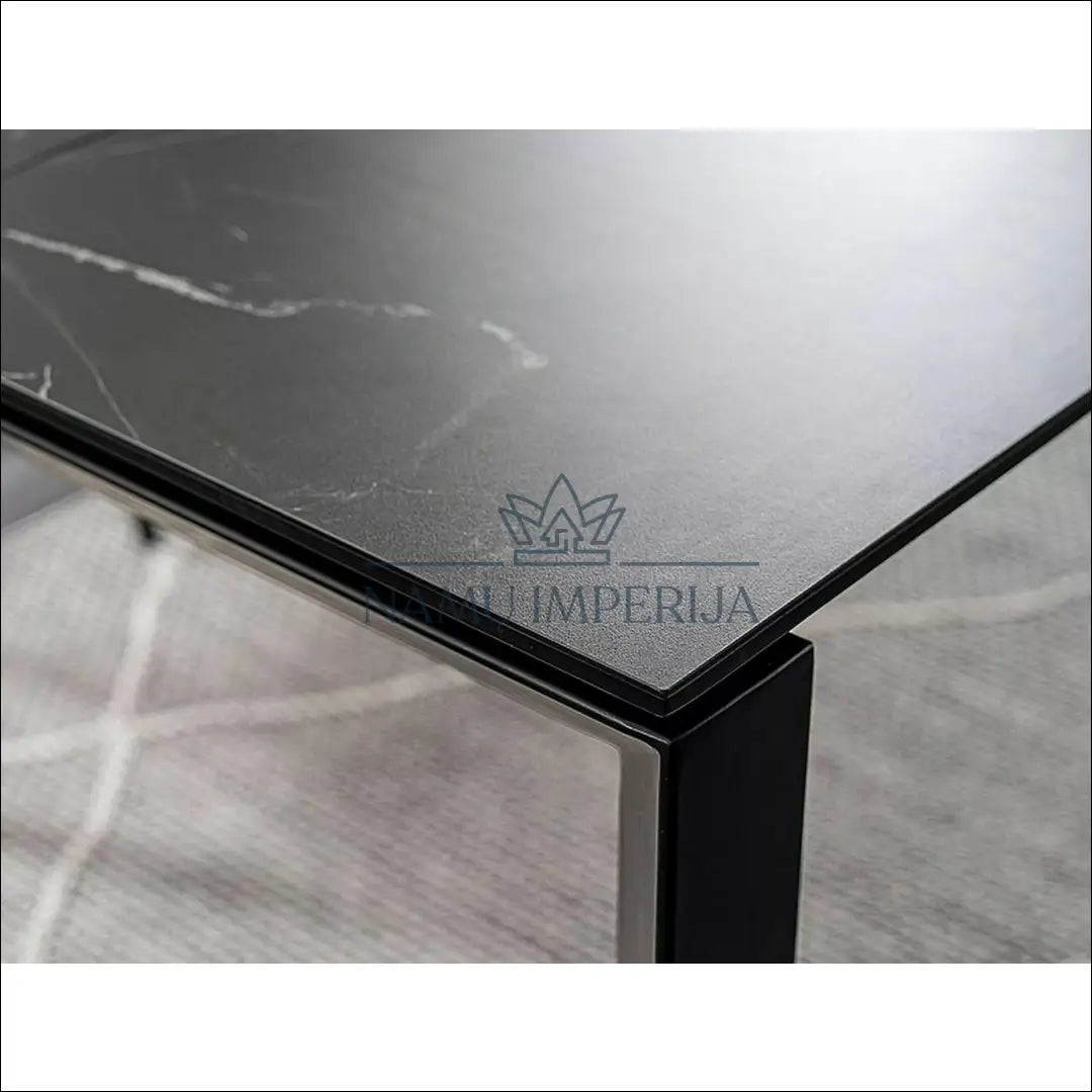 Padidinamas valgomojo stalas AL007 - €671 Save 20% __label:Pristatymas 5-14 d.d., color-juoda, material-keramika,