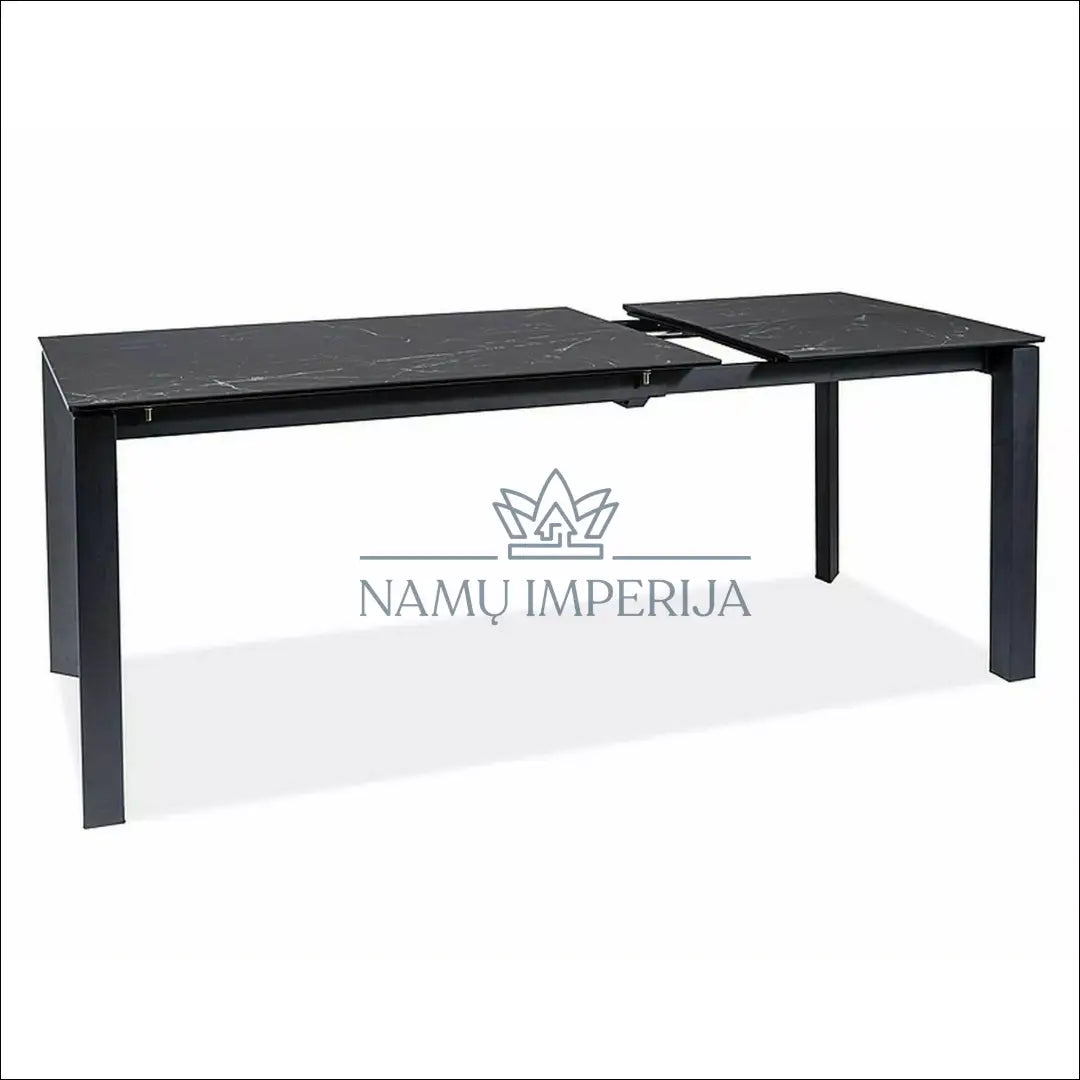 Padidinamas valgomojo stalas AL007 - €671 Save 20% __label:Pristatymas 5-14 d.d., color-juoda, material-keramika,