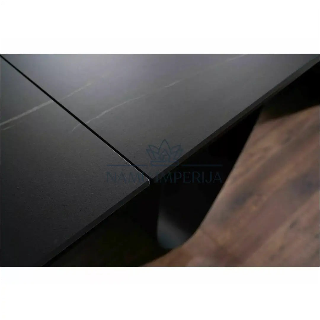 Padidinamas valgomojo stalas AL008 - €807 Save 20% __label:Pristatymas 5-14 d.d., color-juoda, material-keramika,