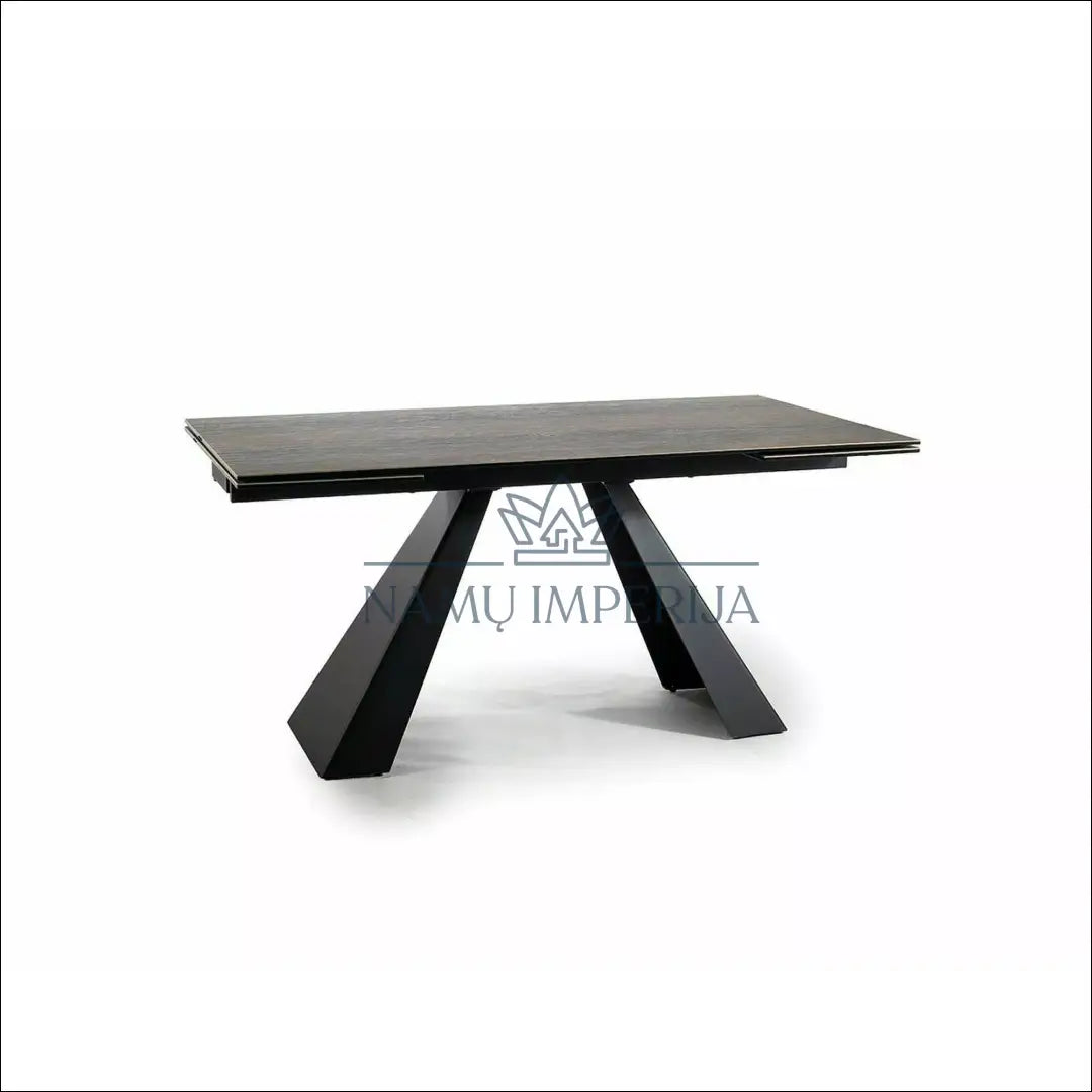 Padidinamas valgomojo stalas AL009 - €920 Save 20% __label:Pristatymas 5-14 d.d., color-juoda, color-ruda,