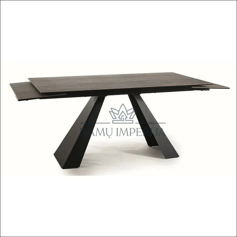 Padidinamas valgomojo stalas AL009 - €920 Save 20% __label:Pristatymas 5-14 d.d., color-juoda, color-ruda,