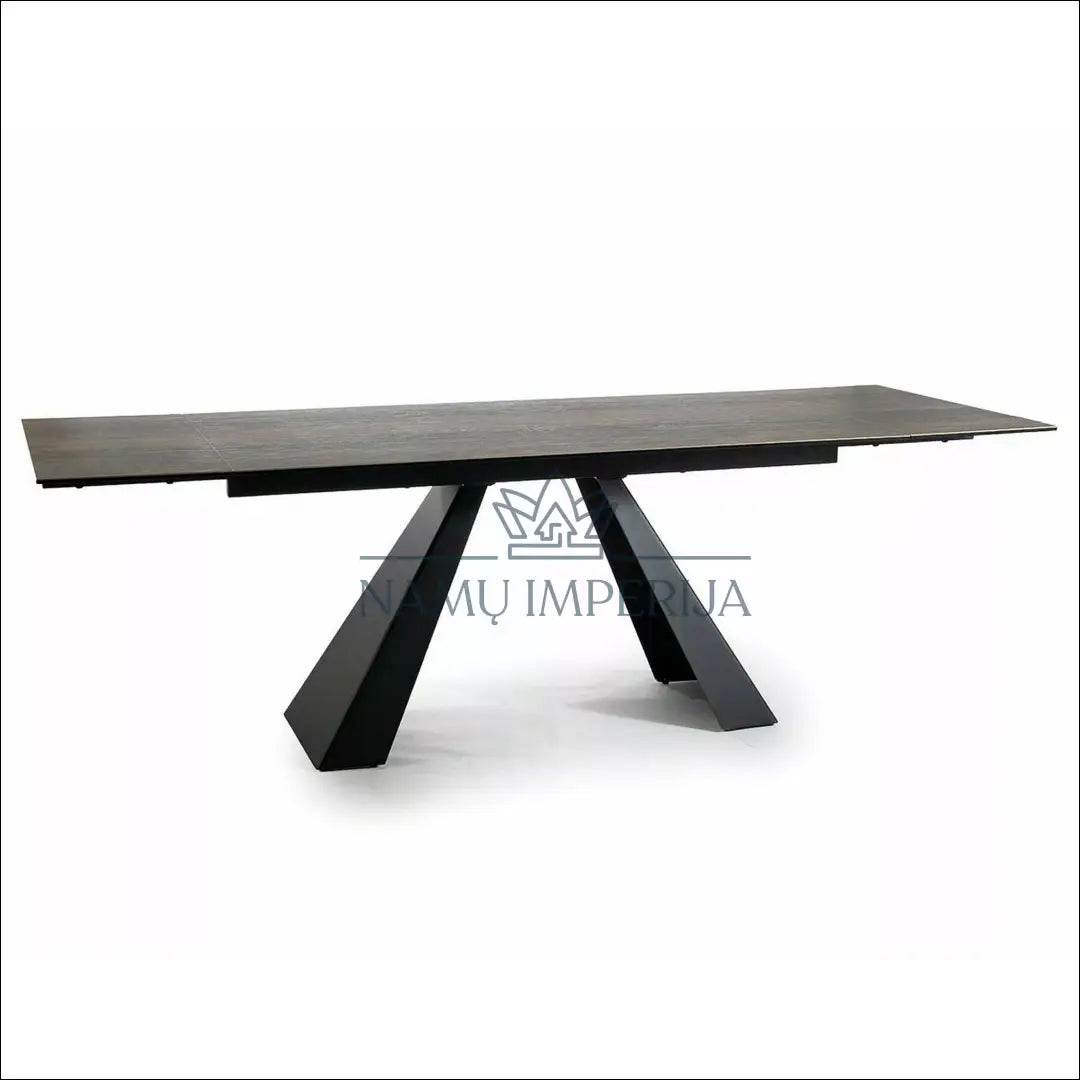 Padidinamas valgomojo stalas AL009 - €920 Save 20% __label:Pristatymas 5-14 d.d., color-juoda, color-ruda,
