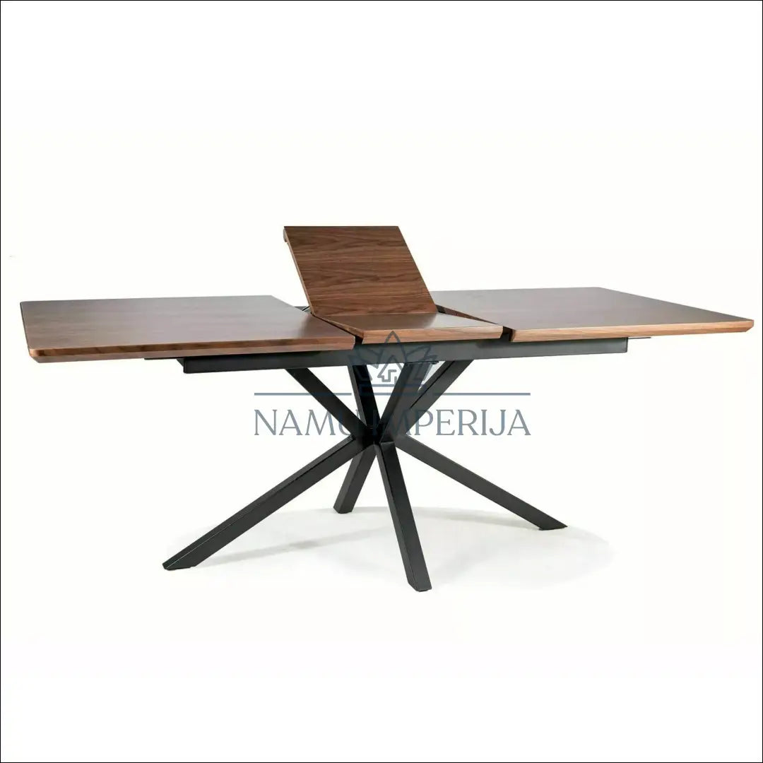 Padidinamas valgomojo stalas AL013 - €479 Save 20% __label:Pristatymas 5-14 d.d., color-juoda, color-ruda,