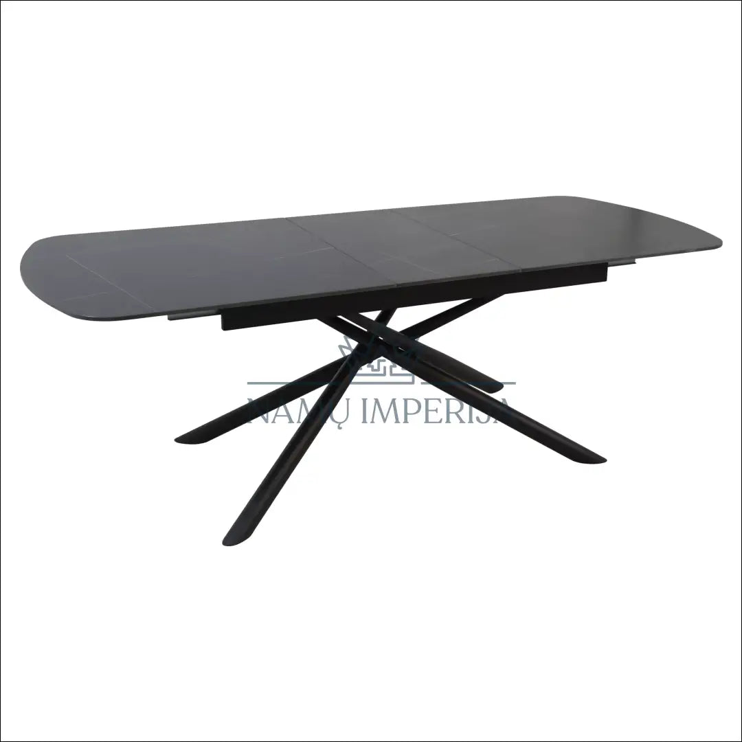 Padidinamas valgomojo stalas AL014 - €503 Save 20% __label:Pristatymas 1-2 d.d., color-juoda, material-keramika,