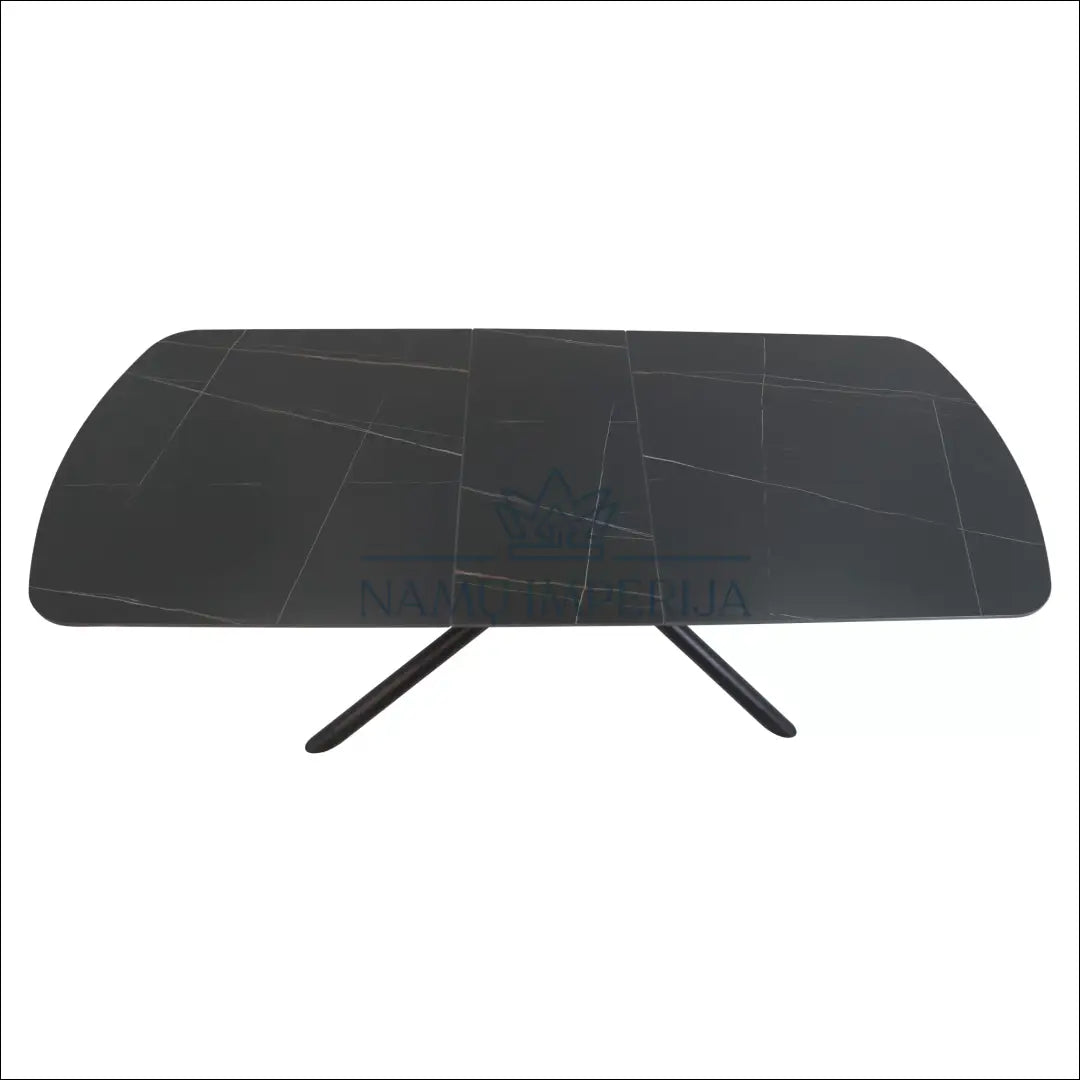Padidinamas valgomojo stalas AL014 - €503 Save 20% __label:Pristatymas 1-2 d.d., color-juoda, material-keramika,