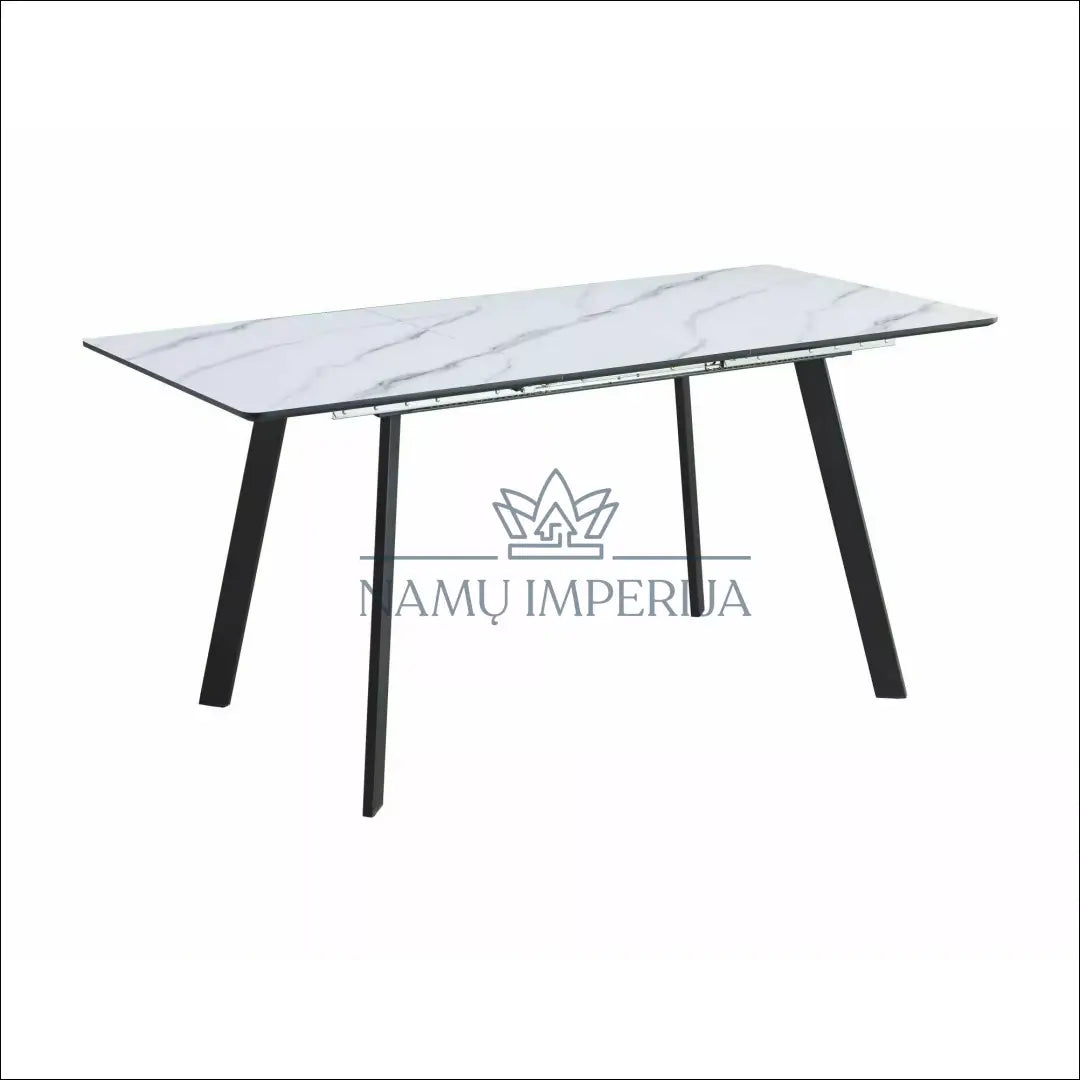 Padidinamas valgomojo stalas AL1010 - €215 Save 20% __label:Pristatymas 5-14 d.d., color-balta, color-juoda,