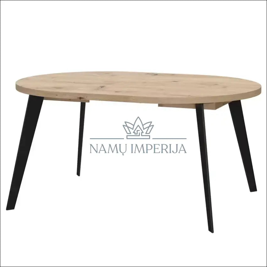 Padidinamas valgomojo stalas VI1028 - €160 Save 65% 100-200, __label:Pristatymas 1-2 d.d., color-juoda, color-ruda,