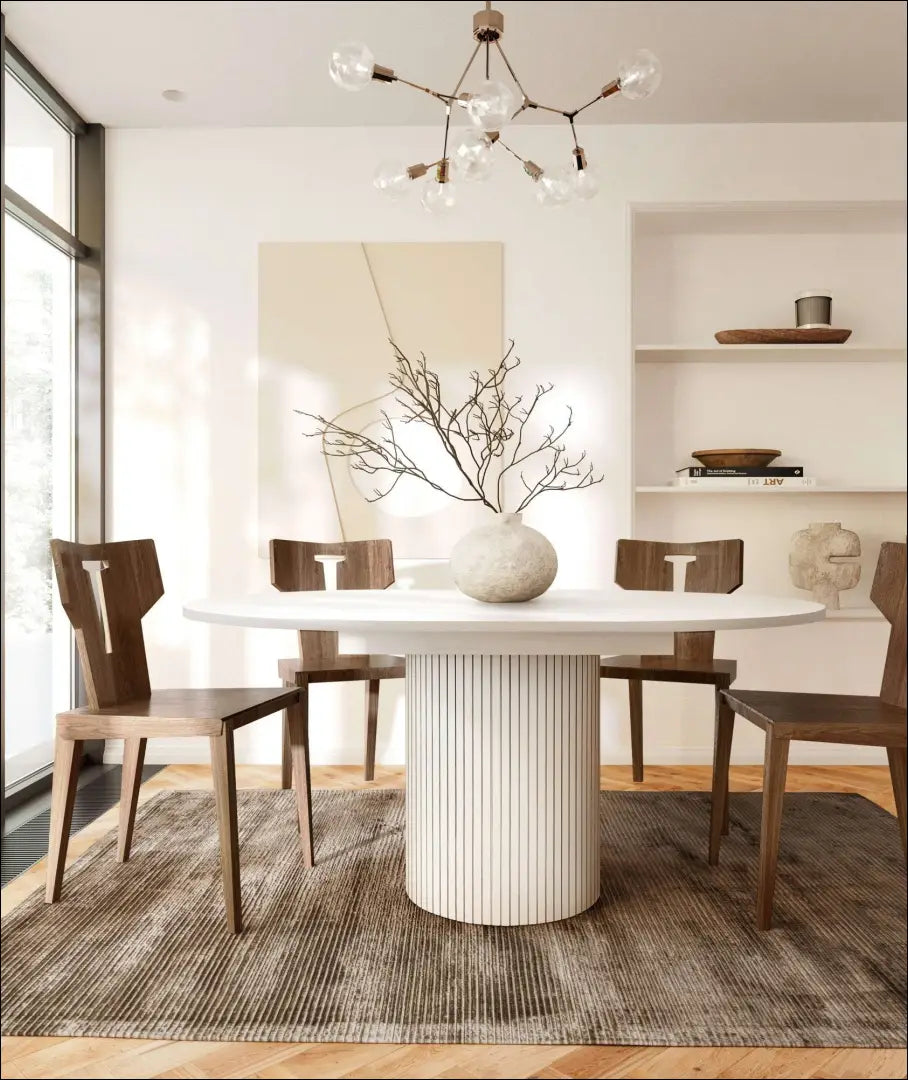 Padidinamas valgomojo stalas VI1246 - €370 Save 55% __label:Pristatymas 1-2 d.d., color-balta, material-mdf,