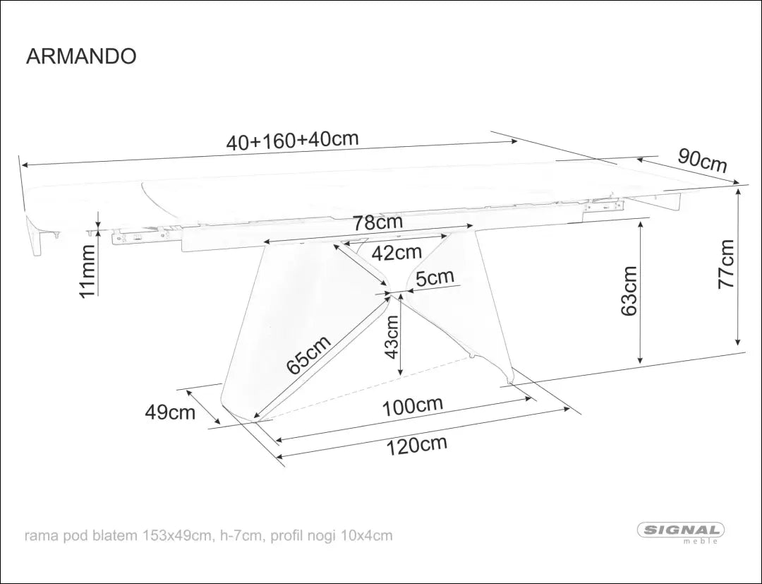 Padidinamas valgomojo stalas VI1412 - €750 Save 50% __label:Pristatymas 1-2 d.d., color-balta, color-juoda,
