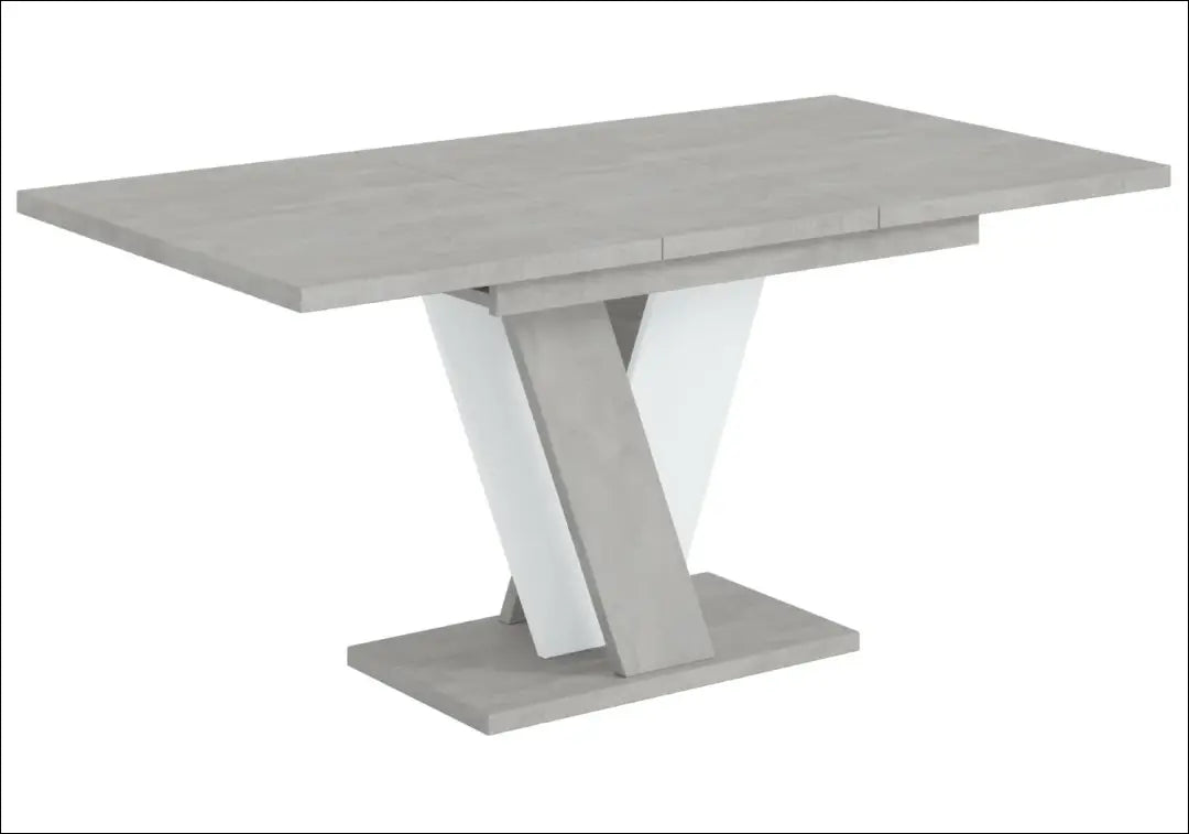Padidinamas valgomojo stalas VI1467 - €204 Save 40% __label:Pristatymas 1-2 d.d., color-balta, color-pilka,