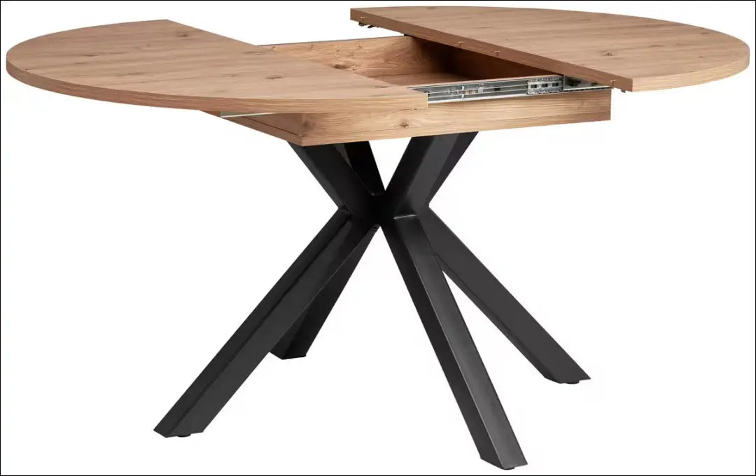 Padidinamas valgomojo stalas VI1526 - €150 Save 50% 100-200, __label:Pristatymas 1-2 d.d., color-juoda, color-ruda,