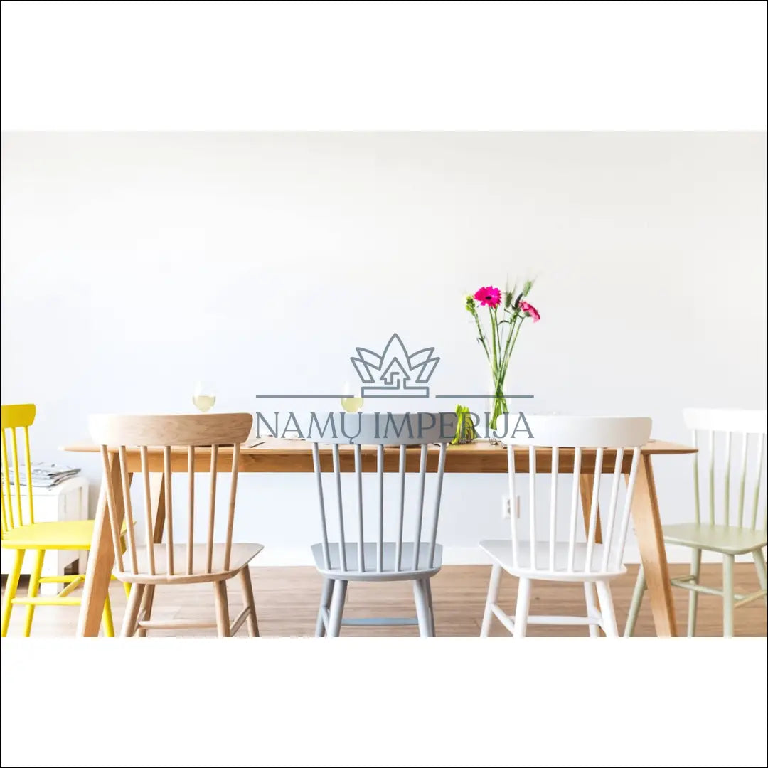 Padidinamas valgomojo stalas VI974 - €289 Save 65% __label:Pristatymas 1-2 d.d., color-ruda, material-mdf,