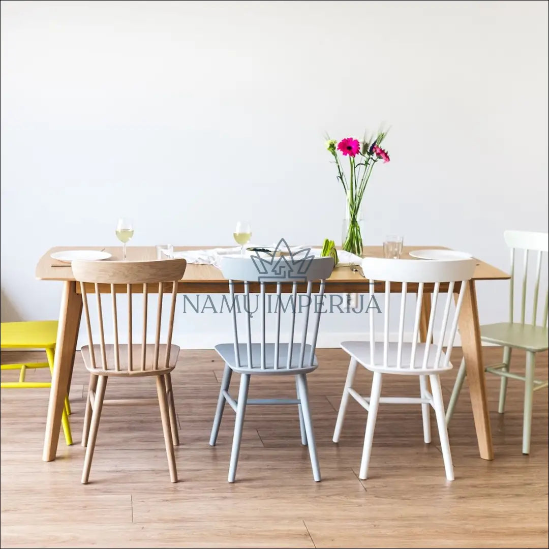 Padidinamas valgomojo stalas VI974 - €289 Save 65% __label:Pristatymas 1-2 d.d., color-ruda, material-mdf,