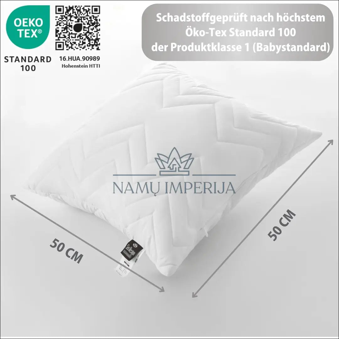 Pagalvė (50x50cm) DI8995 - €9 Save 50% __label:Pristatymas 1-2 d.d., color-balta, material-poliesteris, pagalves,