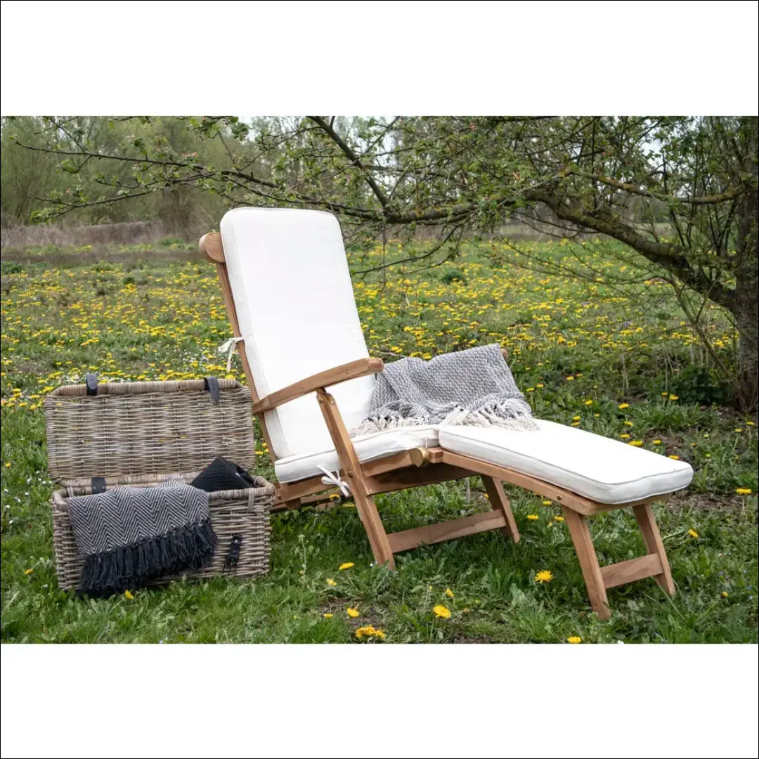 Pagalvėlė terasos krėslui medvilnė balta RD1203 - €102 Save 15% 100-200, __label:Pristatymas 5-14 d.d., Balta,