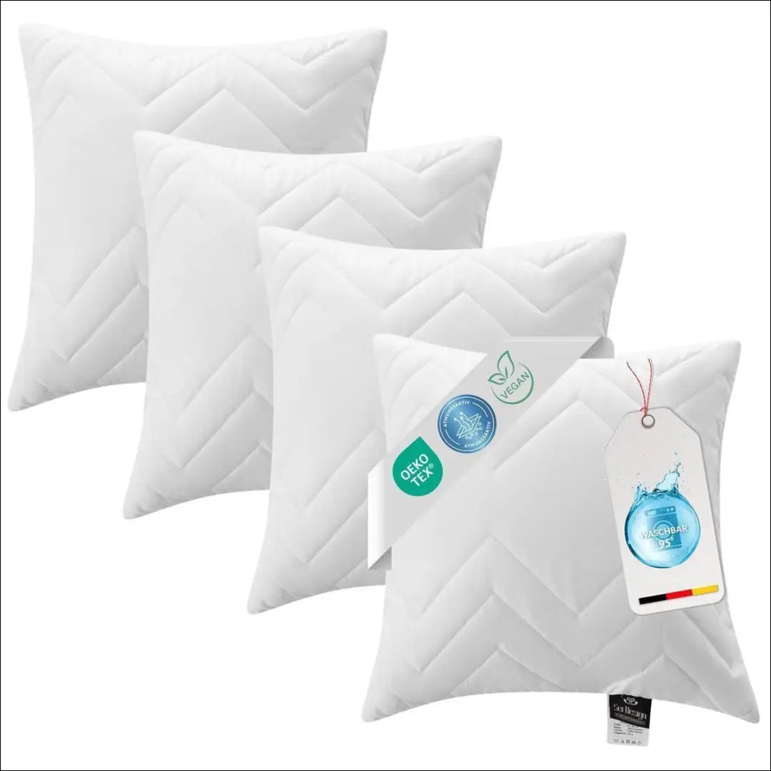 Pagalvėlių komplektas (4vnt) DI10322 - €22 Save 50% __label:Pristatymas 1-2 d.d., color-balta, interjeras,