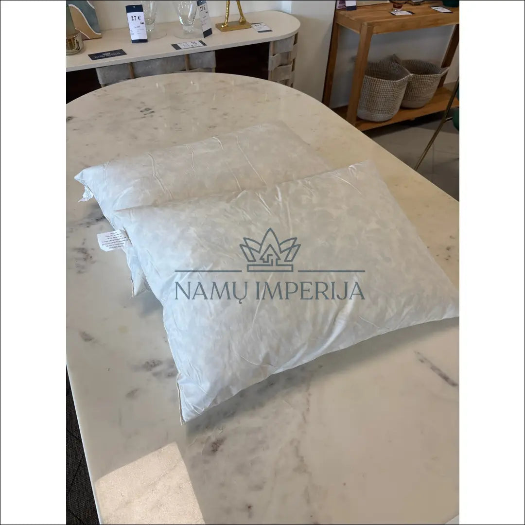 Pagalvių komplektas (2vnt) DI9434 - €25 Save 50% 25-50, __label:Pristatymas 1-2 d.d., color-balta, pagalves, tekstile