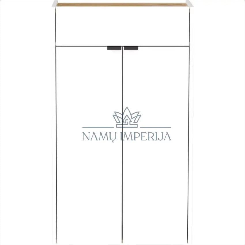 Batų spintelė KI1334 - €40 Save 80% 25-50, __label:Pristatymas 1-2 d.d., color-balta, color-ruda, material-mediena €25