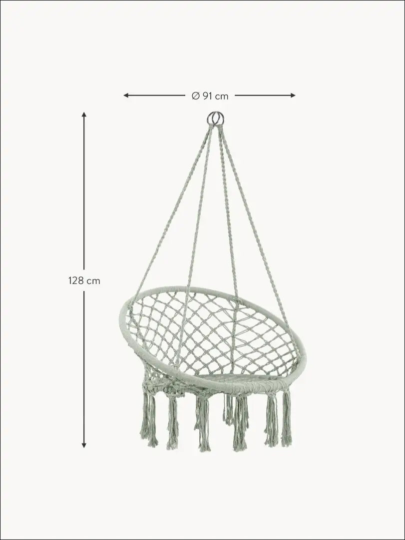 Pakabinama kėdė LI561 - €35 Save 65% 25-50, __label:Pristatymas 1-2 d.d., color-zalia, lauko baldai, material-medvilne