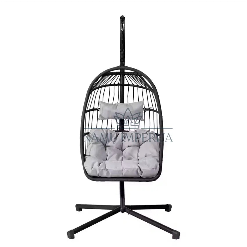 Pakabinama kėdė LI777 - €120 Save 50% 100-200, __label:Pristatymas 1-2 d.d., color-juoda, color-pilka, lauko baldai