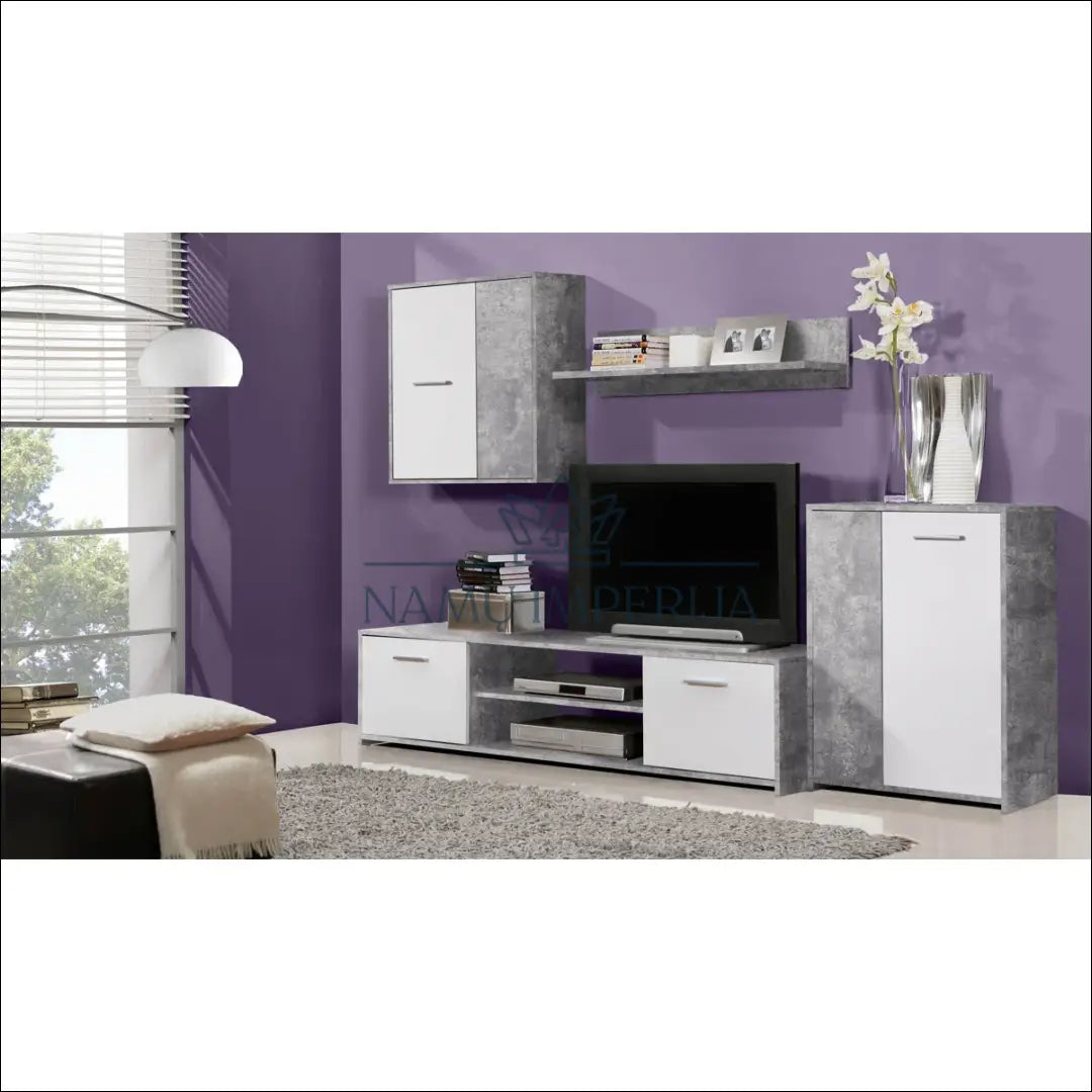 Pakabinama spintelė KI1401 - €28 Save 50% 25-50, __label:Pristatymas 1-2 d.d., color-balta, color-pilka,
