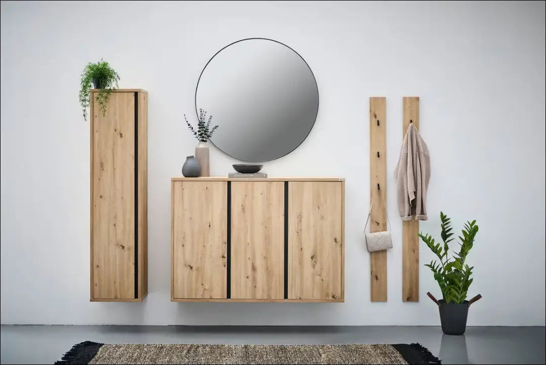 Pakabinama spintelė KI1650 - €94 Save 50% 50-100, __label:Pristatymas 1-2 d.d., batu-spintele, color-pilka, color-ruda