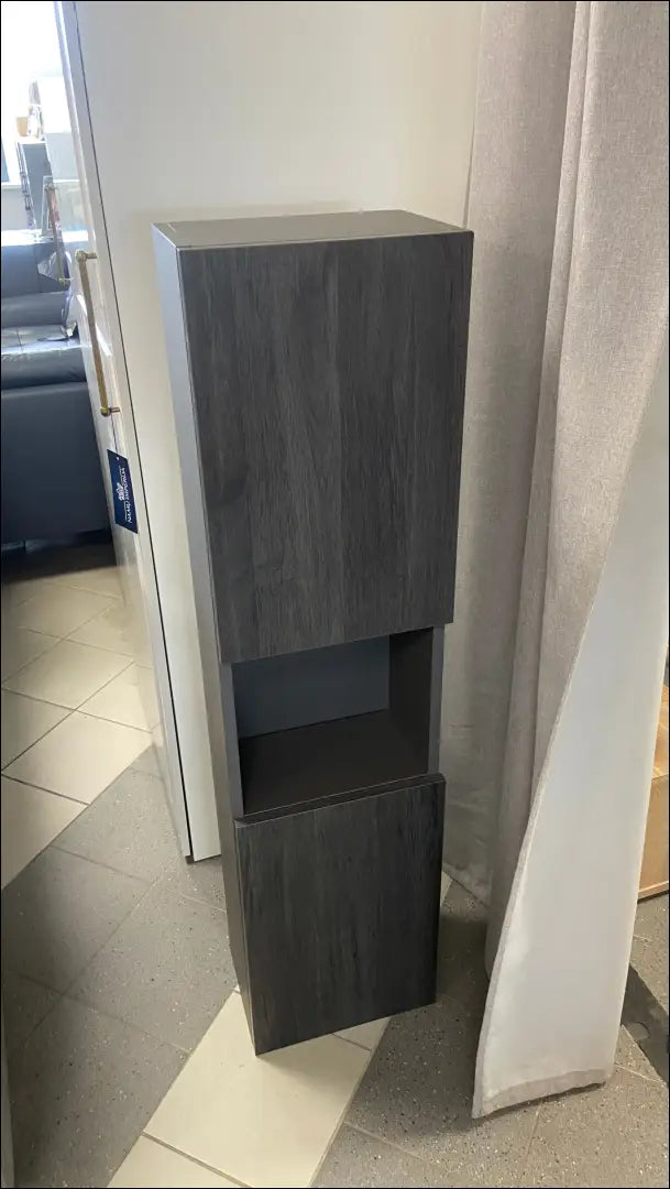 Pakabinama spintelė KI707 - €65 Save 60% 50-100, __label:Pristatymas 1-2 d.d., color-pilka, material-mediena, pazeistas