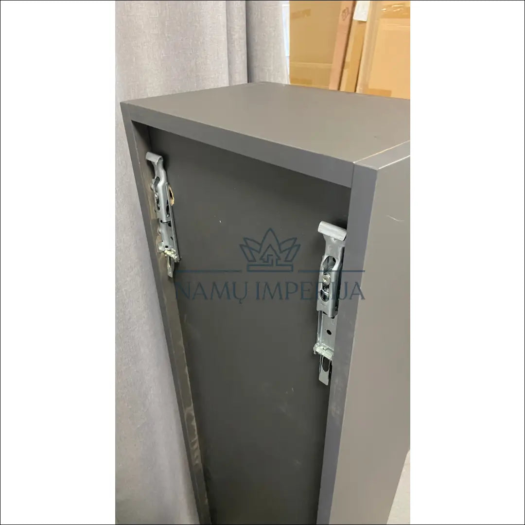 Pakabinama spintelė KI707 - €65 Save 60% 50-100, __label:Pristatymas 1-2 d.d., color-pilka, material-mediena, pazeistas