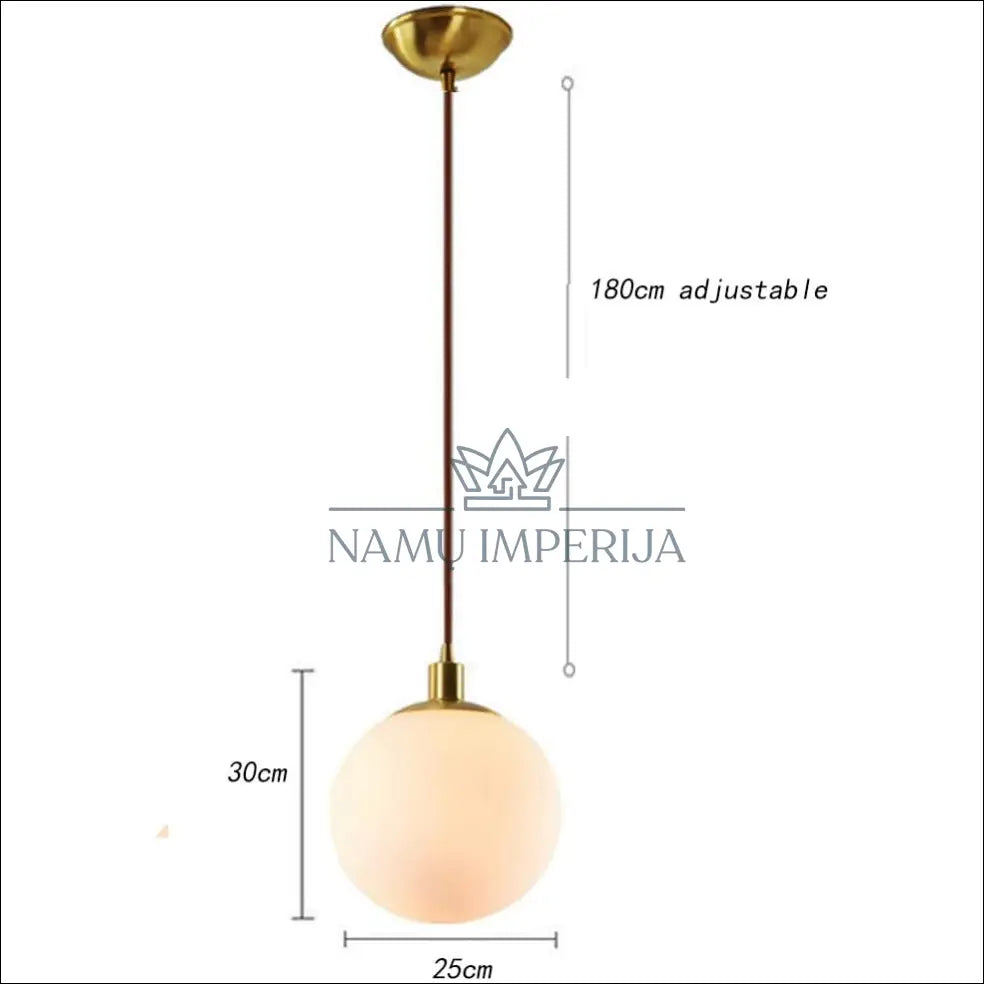 Pakabinama šviestuvas DI10323 - €63 Save 50% 50-100, __label:Pristatymas 1-2 d.d., color-auksine, color-balta,