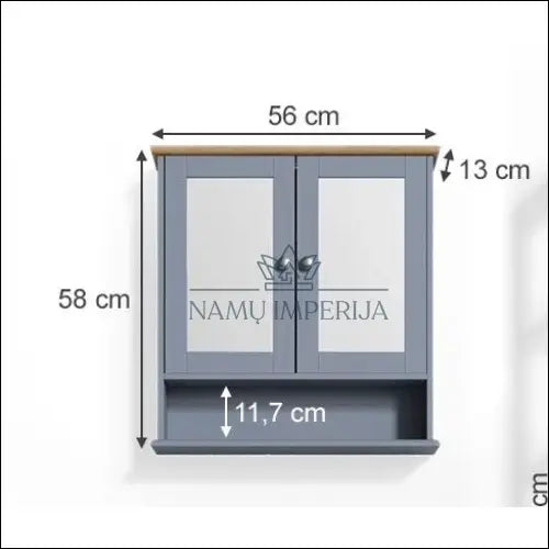 Pakabinama vonios spintelė KI1169 - €34 Save 50% 25-50, __label:Pristatymas 1-2 d.d., color-pilka, color-ruda,