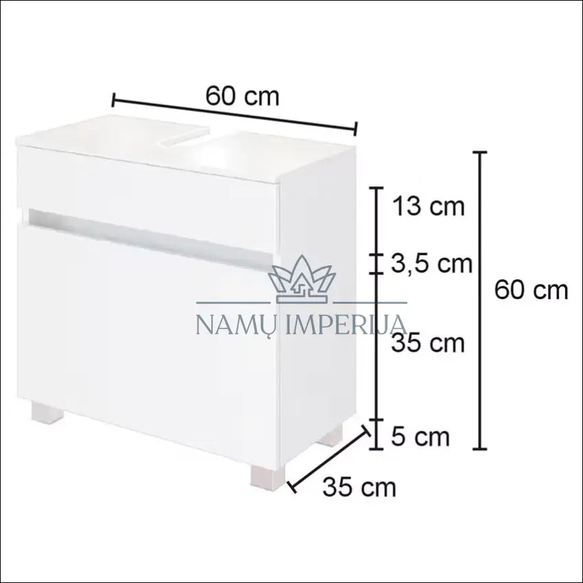 Pakabinama vonios spintelė KI1330 - €83 Save 50% 50-100, __label:Pristatymas 1-2 d.d., color-ruda, color-smelio,