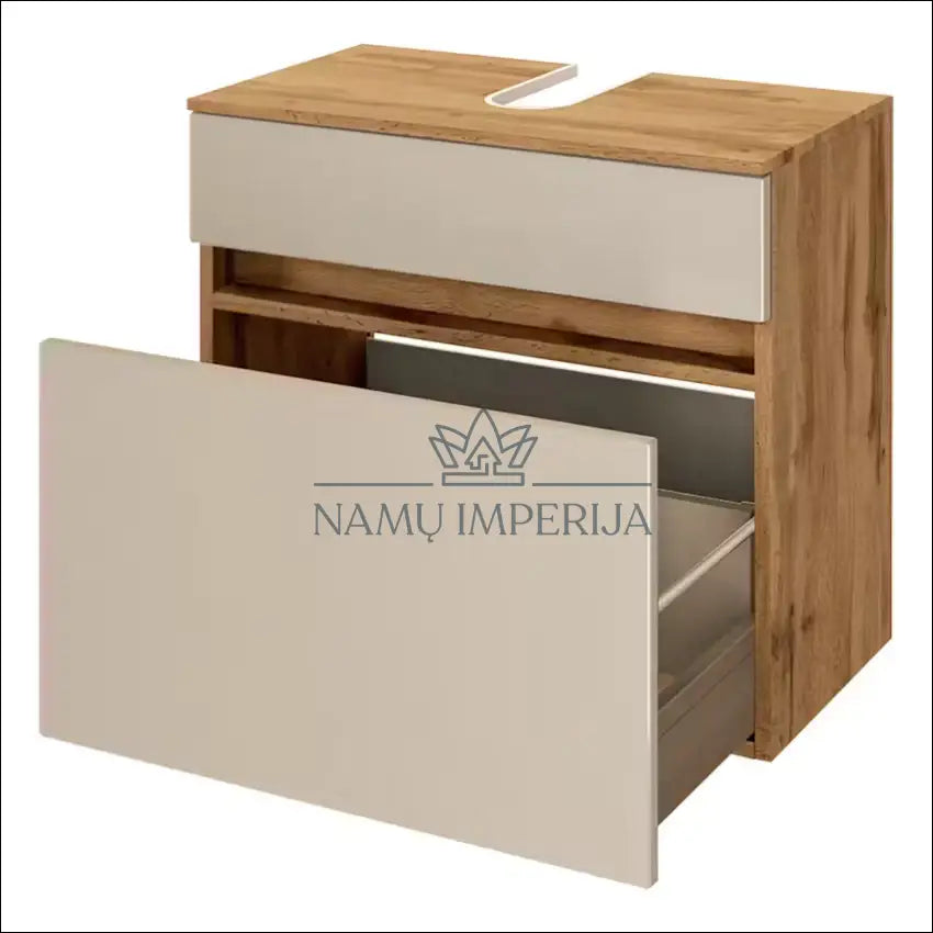 Pakabinama vonios spintelė KI1330 - €83 Save 50% 50-100, __label:Pristatymas 1-2 d.d., color-ruda, color-smelio,