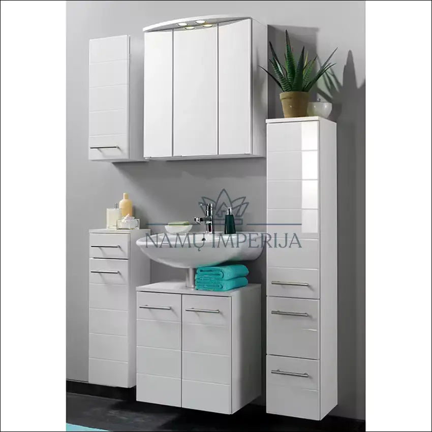 Pakabinama vonios spintelė KI1335 - €30 Save 50% 25-50, __label:Pristatymas 1-2 d.d., color-balta, material-mdf,