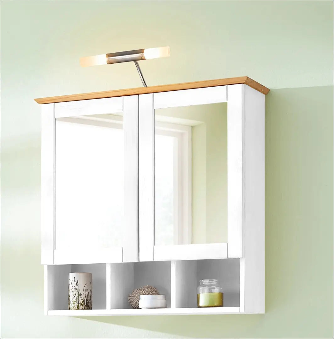 Pakabinama vonios spintelė KI1531 - €60 Save 50% 50-100, __label:Pristatymas 1-2 d.d., color-balta, color-ruda,