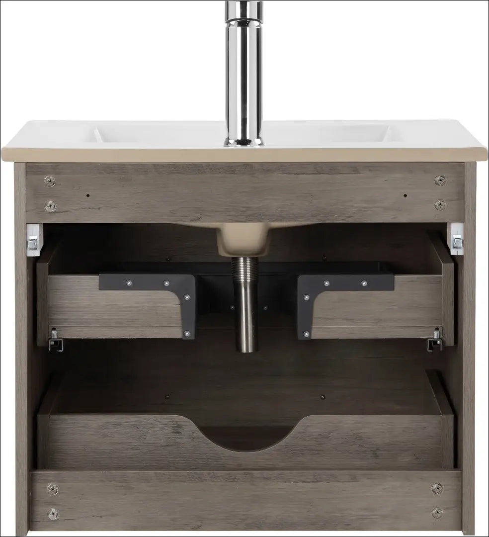 Pakabinama vonios spintelė KI1548 - €79 Save 50% 50-100, __label:Pristatymas 1-2 d.d., color-ruda, material-mdf,