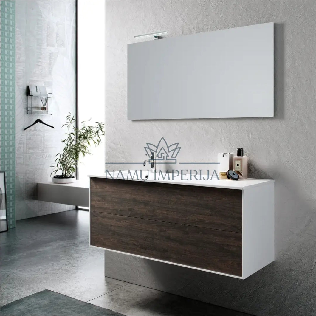 Pakabinama vonios spintelė KI721 - €200 Save 55% color-balta, color-ruda, interjeras, kita, material-mdf Virš