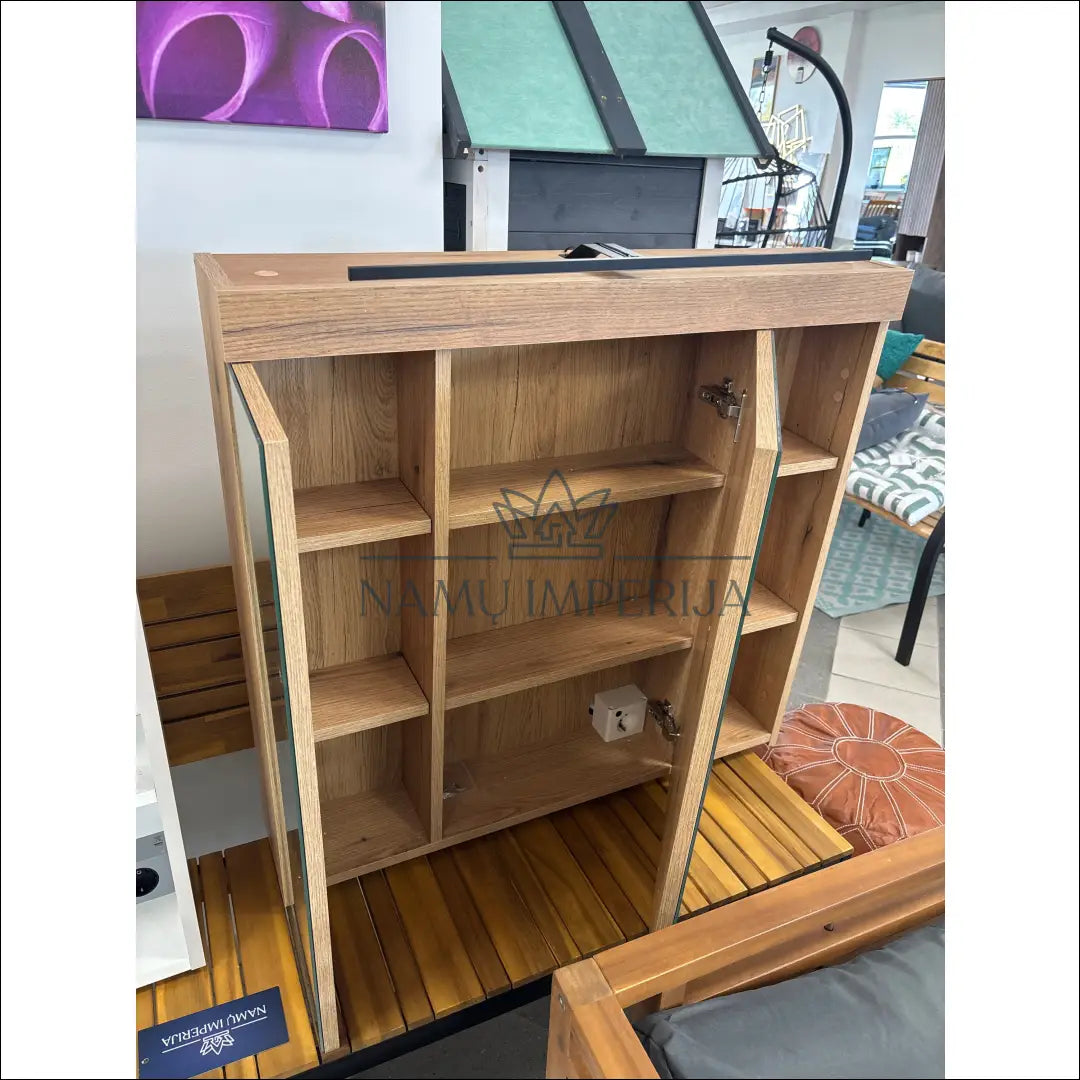 Pakabinama vonios spintelė su apšvietimu KI1267 €75 Save 50% 50 100, __label:Pristatymas 1 2 d.d., color ruda, material