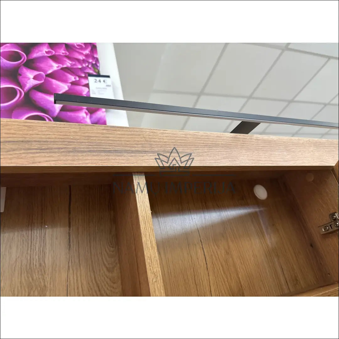 Pakabinama vonios spintelė su apšvietimu KI1267 €75 Save 50% 50 100, __label:Pristatymas 1 2 d.d., color ruda, material