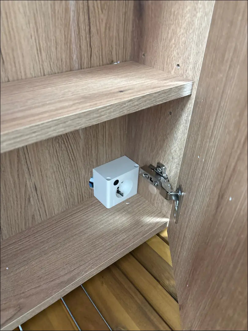 Pakabinama vonios spintelė su apšvietimu KI1267 - €75 Save 50% 50-100, __label:Pristatymas 1-2 d.d., color-ruda,