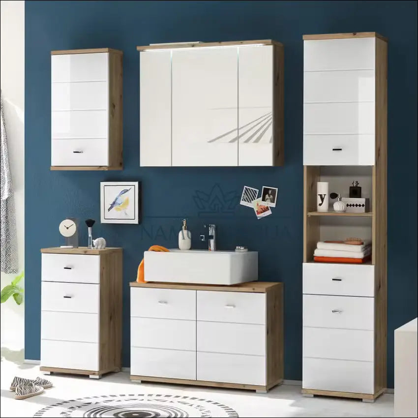 Pakabinama vonios spintelė su apšvietimu KI1287 €68 Save 50% 50 100, __label:Pristatymas 1 2 d.d., color ruda, material