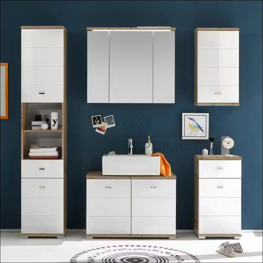 Pakabinama vonios spintelė su apšvietimu KI1287 €68 Save 50% 50 100, __label:Pristatymas 1 2 d.d., color ruda, material