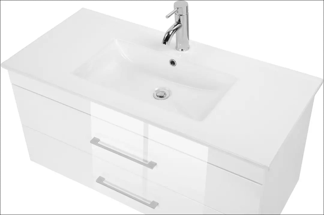 Pakabinama vonios spintelė su kriaukle KI1785 - €225 Save 50% __label:Pristatymas 1-2 d.d., color-balta,