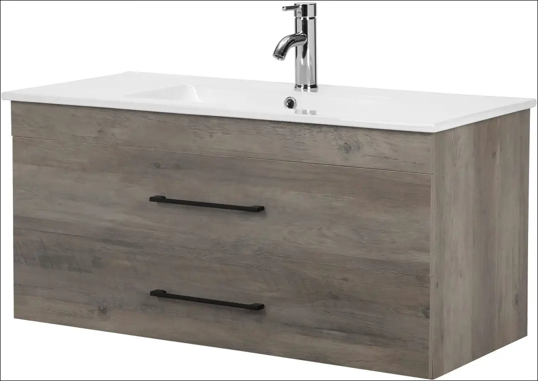Pakabinama vonios spintelė su kriaukle KI1791 - €225 Save 50% __label:Pristatymas 1-2 d.d., color-balta, color-pilka,