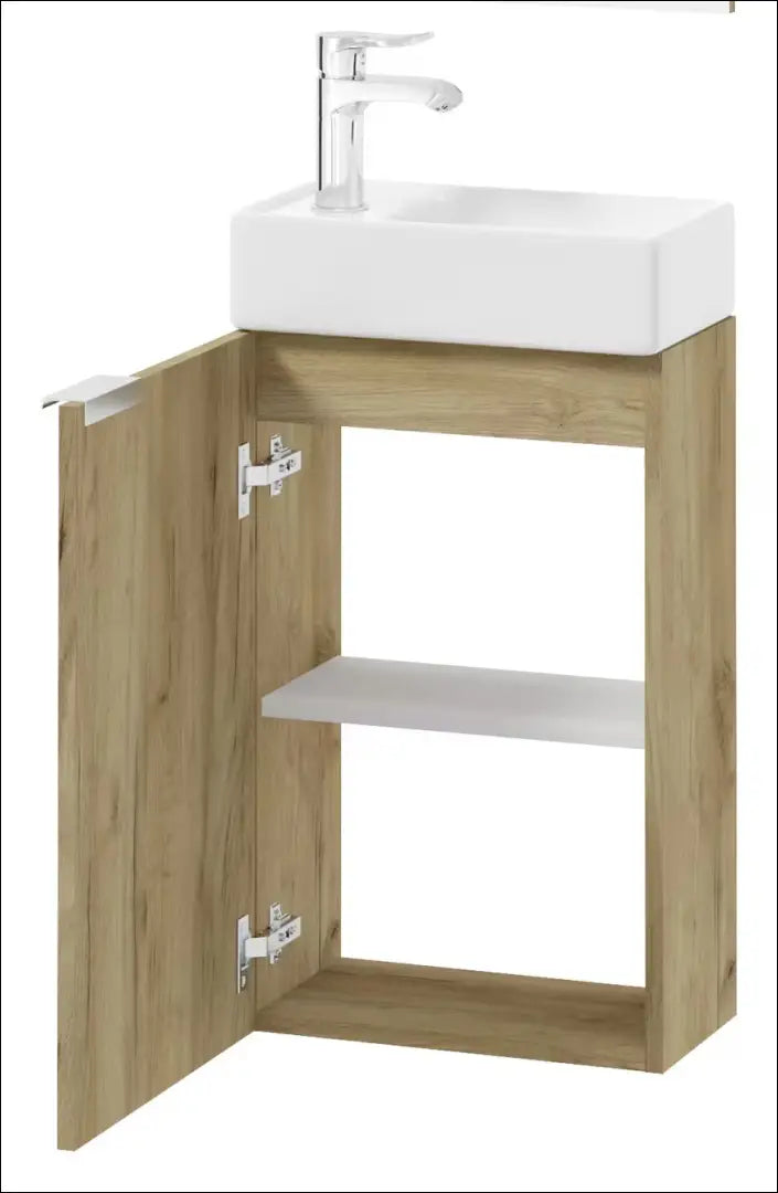 Pakabinama vonios spintelė su kriaukle KI1872 - €55 Save 50% 50-100, __label:Pristatymas 1-2 d.d., color-balta,