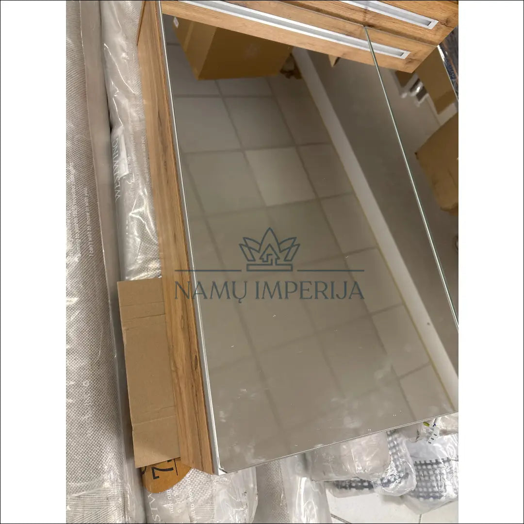 Pakabinama vonios spintelė su LED apšvietimu KI1240 - €62 Save 60% 50-100, __label:Pristatymas 1-2 d.d., color-ruda,