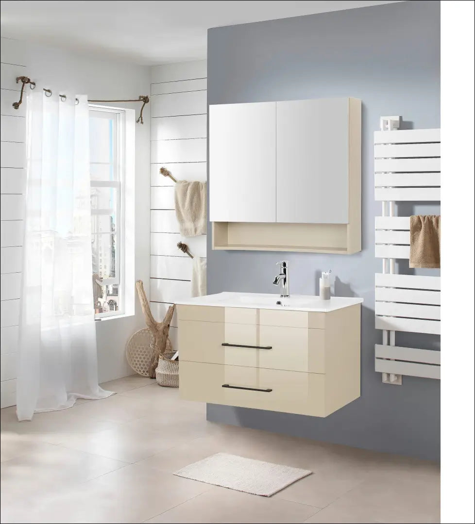 Pakabinama vonios spintelė su praustuvu KI1549 - €115 Save 50% 100-200, __label:Pristatymas 1-2 d.d., color-balta,