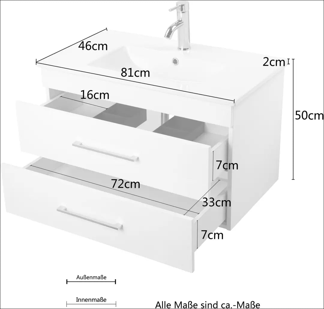 Pakabinama vonios spintelė su praustuvu KI1549 - €115 Save 50% 100-200, __label:Pristatymas 1-2 d.d., color-balta,